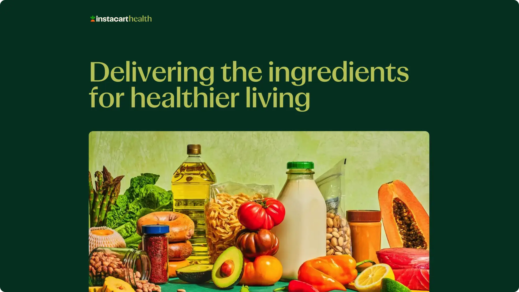 Instacart health and meals experience